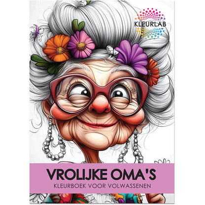 Vrolijke Oma's Kleurboek voor Volwassenen