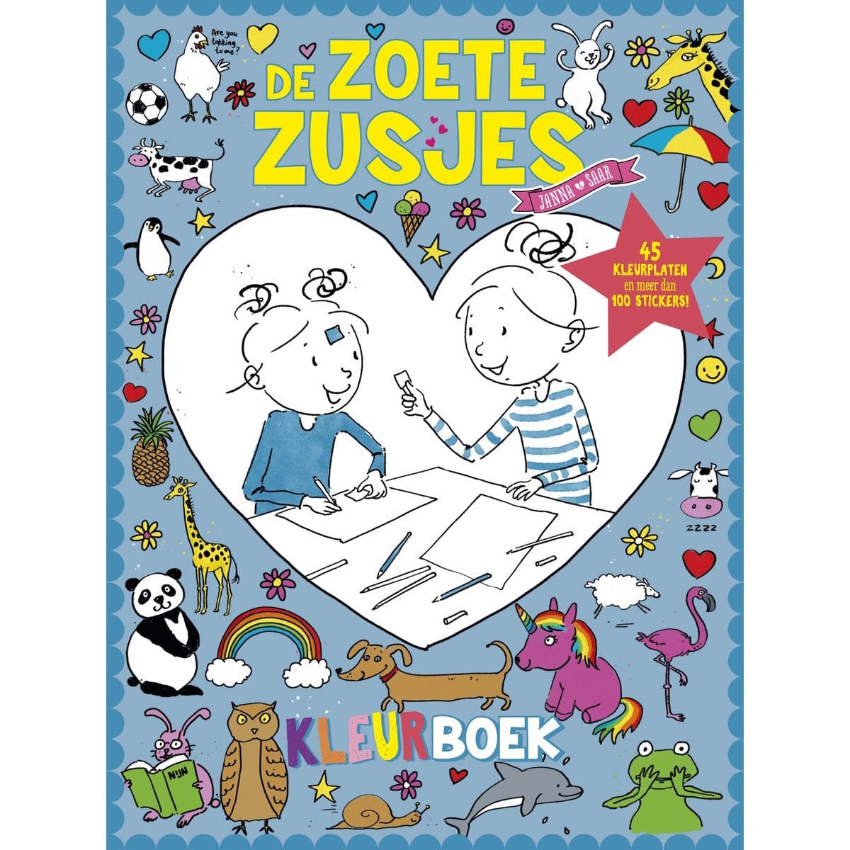 Kosmos Boeken De Zoete Zusjes kleurboek