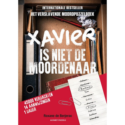 Kosmos Boeken Xavier is niet de moordenaar – Puzzelboek