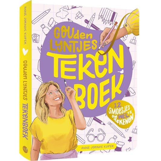 MUS Boeken Gouden lijntjes tekenboek