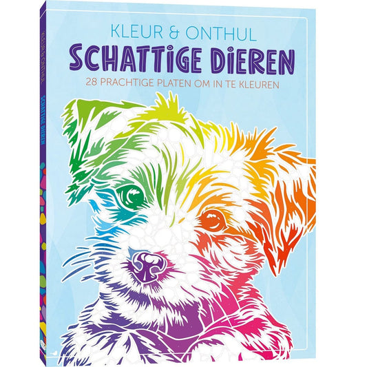 MUS Boeken Kleur & Onthul: Schattige Dieren (pre-order)