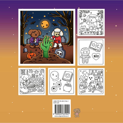 MUS Boeken Kleurboek Club Kokoro - Friendly Spooky