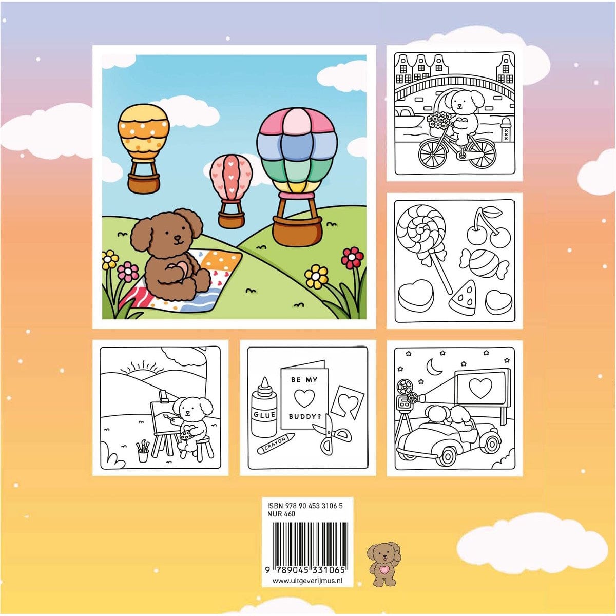 MUS Boeken Kleurboek Club Kokoro - Kokoro friends