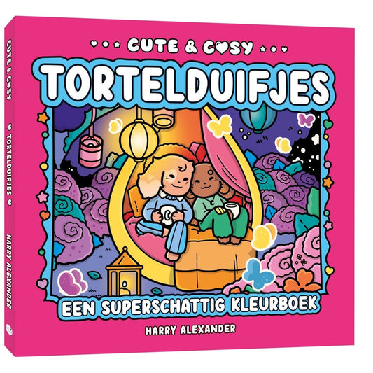 MUS Boeken Kleurboek Cute & Cosy: Tortelduifjes (pre-order)