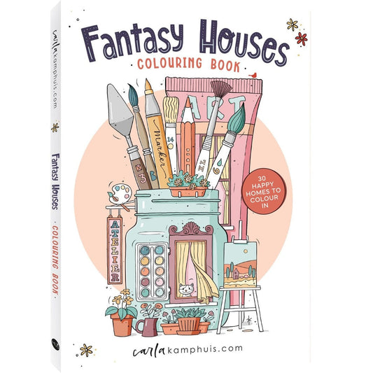 MUS Boeken Kleurboek Fantasy Houses