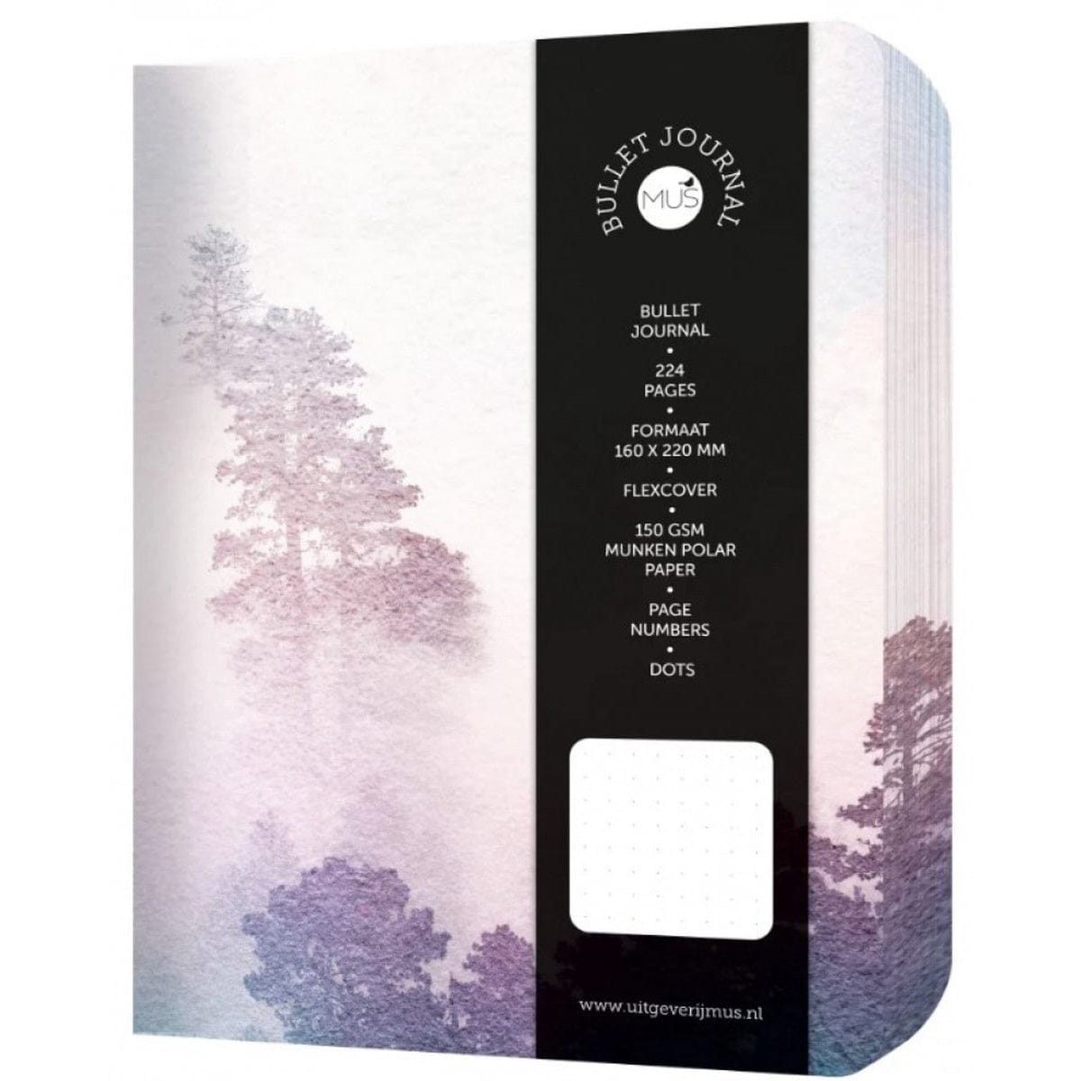 MUS Boeken MUS Bullet Journal - Cloudforest