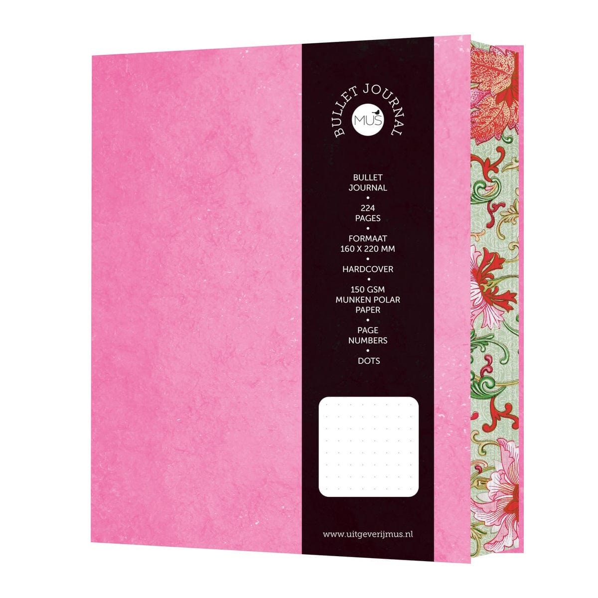 MUS Boeken MUS Bullet Journal - pink
