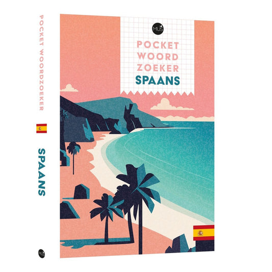 MUS Boeken Pocket Woordzoeker - Puzzelboek - Spaans