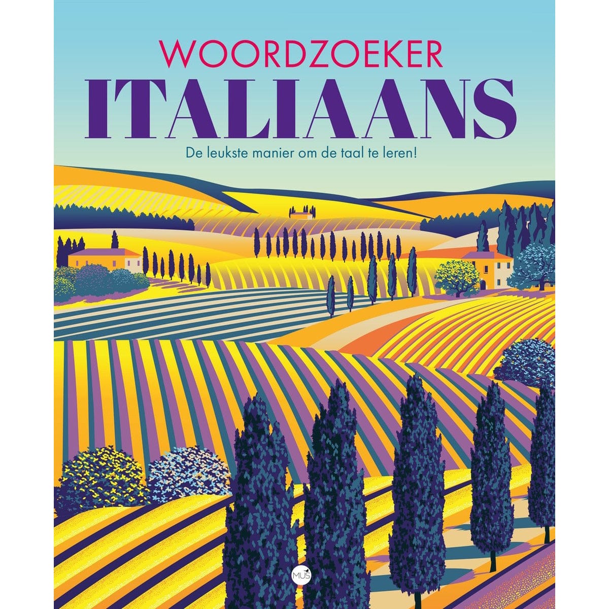 MUS Boeken Woordzoeker - Puzzelboek - Italiaans