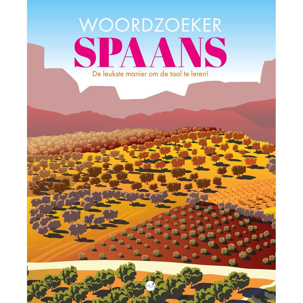 MUS Boeken Woordzoeker - Puzzelboek - Spaans