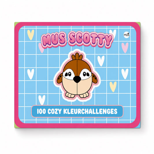 MUS Scotty - 100 cozy kleurchallenges (pre-order)