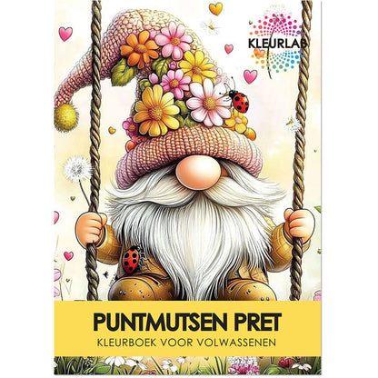 Puntmutsen Pret Kleurboek voor Volwassenen
