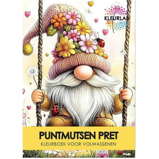 Puntmutsen Pret Kleurboek voor Volwassenen