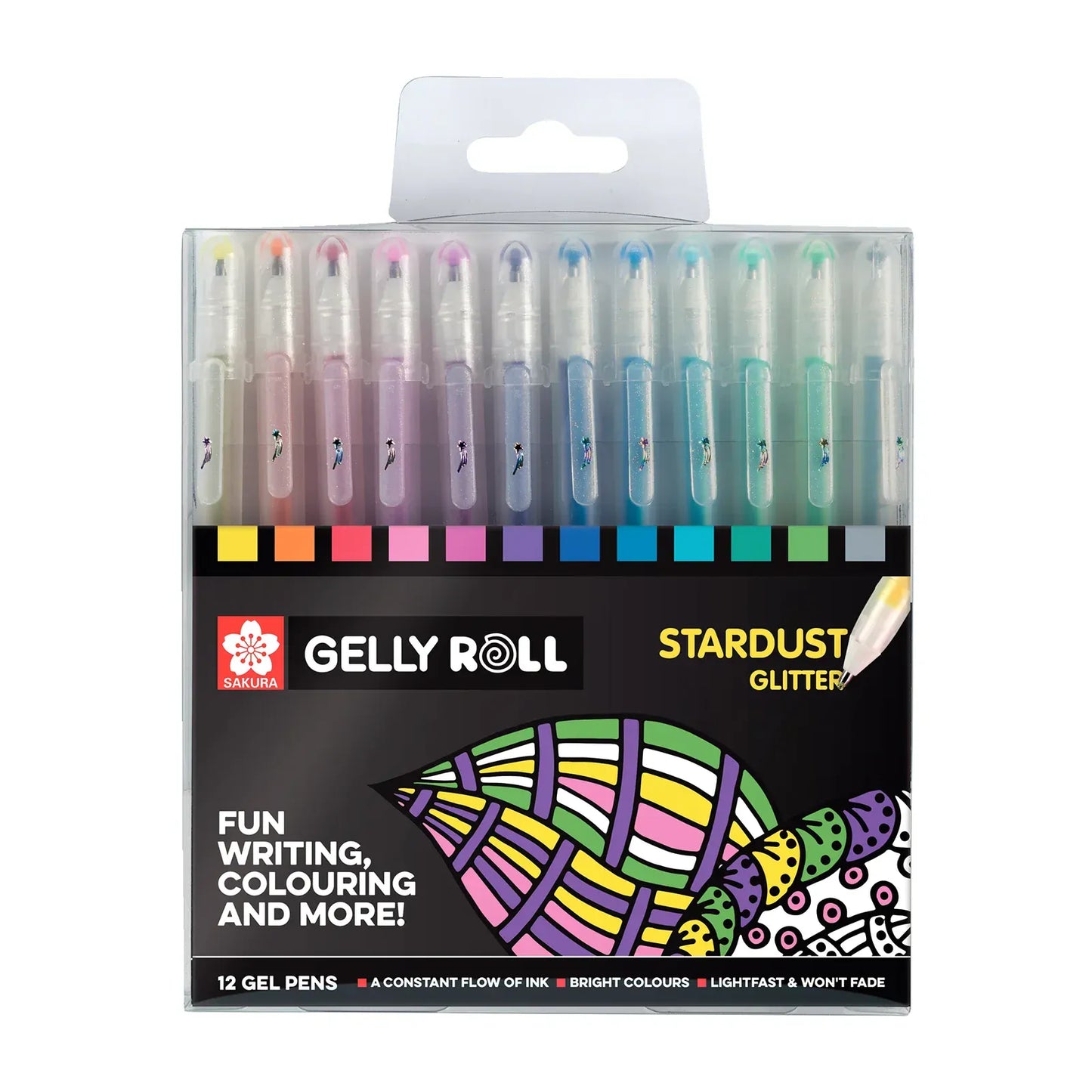 Sakura Schrijfwaren Sakura - Gelly roll gelpen Stardust glitter (12 stuks)