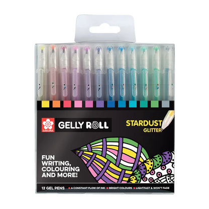 Sakura Schrijfwaren Sakura - Gelly roll gelpen Stardust glitter (12 stuks)