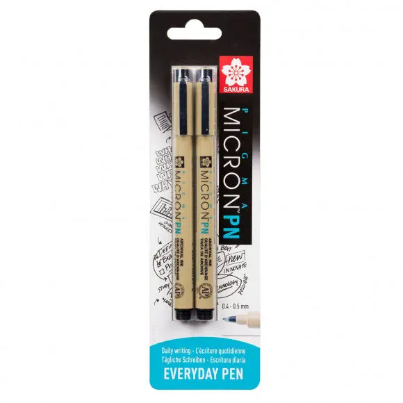 Sakura Schrijfwaren Sakura - Pigma micron PN pennen Zwart (2 stuks)