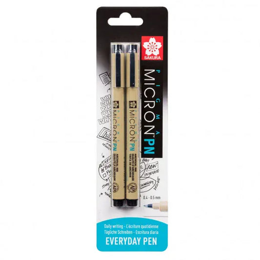 Sakura Schrijfwaren Sakura - Pigma micron PN pennen Zwart (2 stuks)