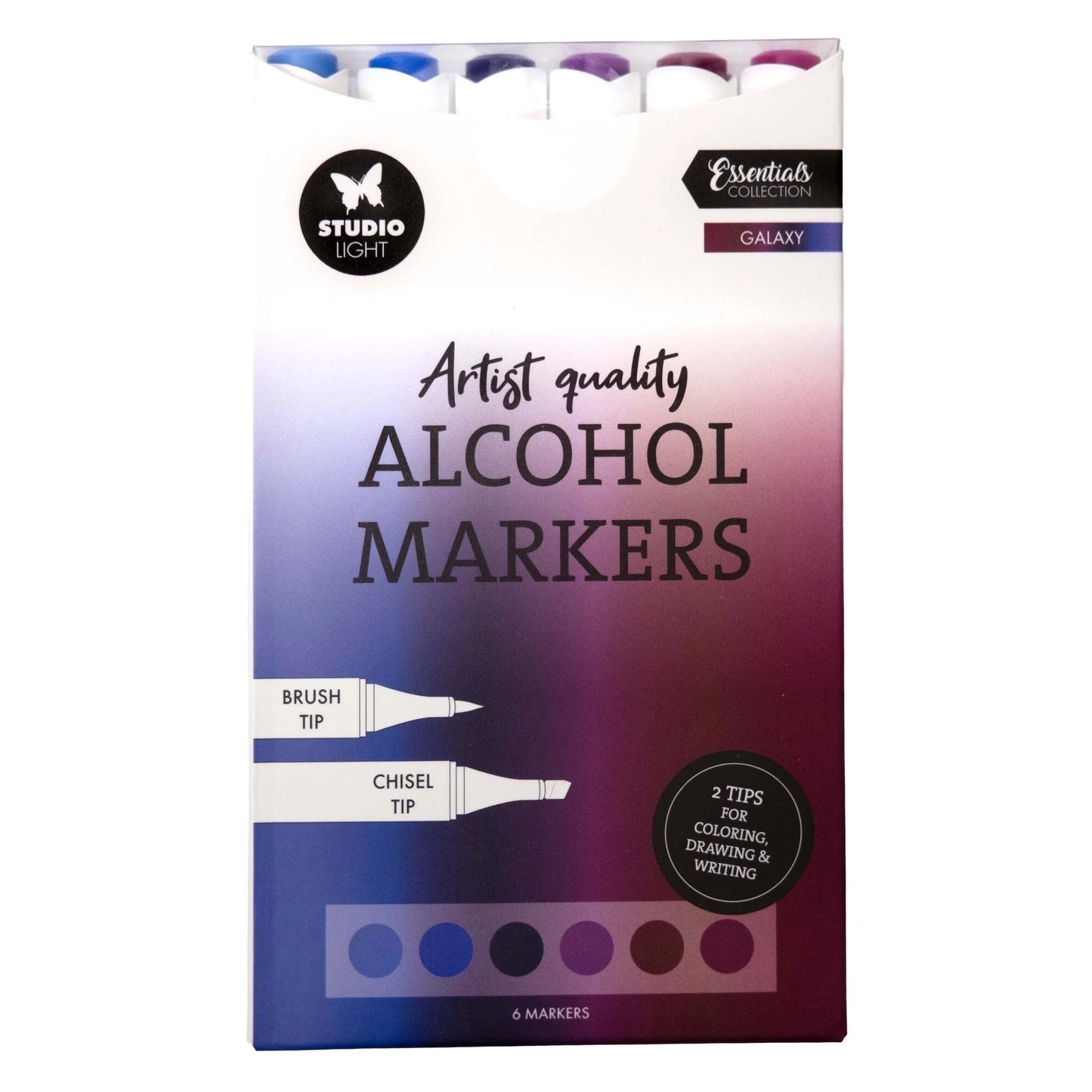 Studio Light Alcohol Markers Studio Light - Alcohol Markers Galaxy (6 stuks)