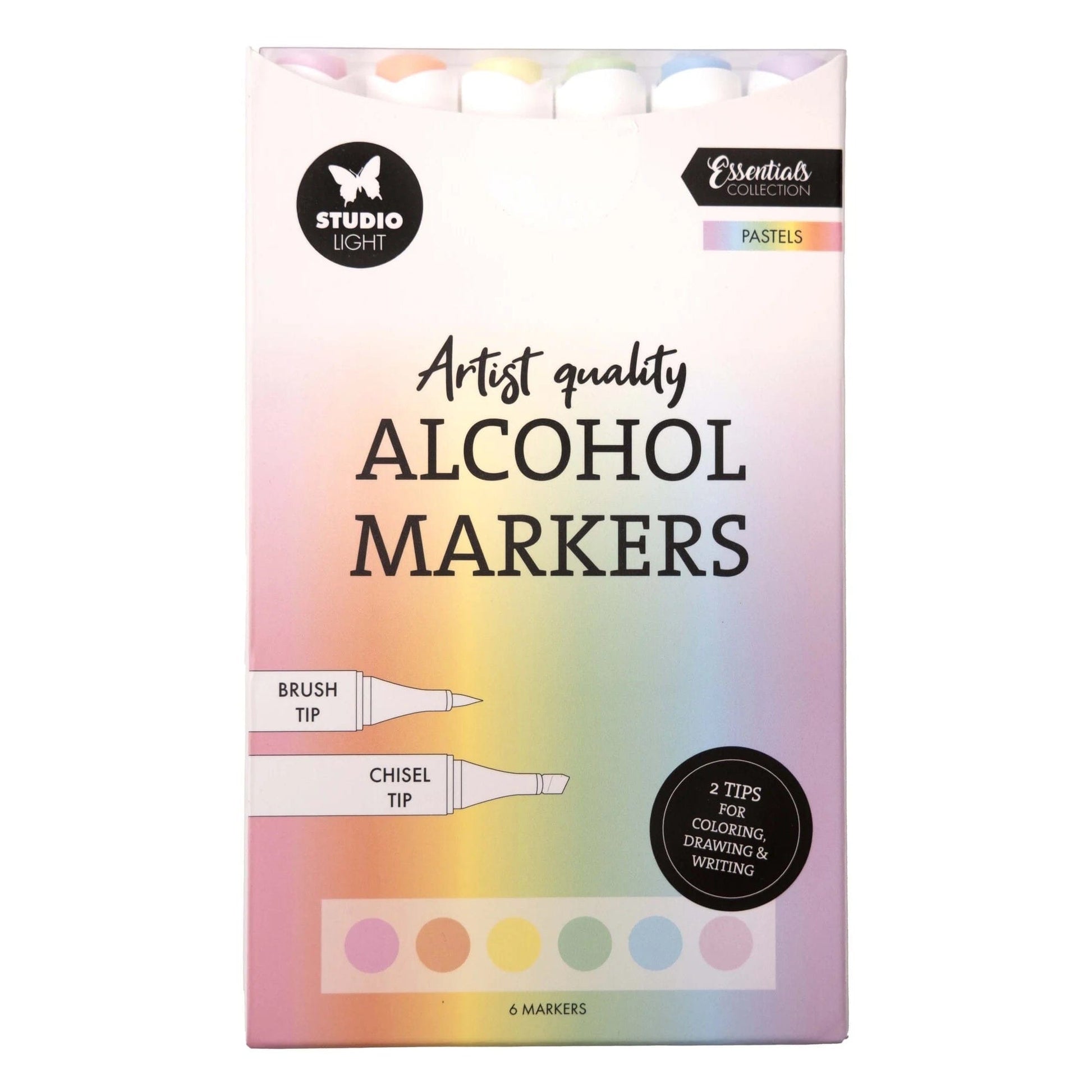 Studio Light Alcohol Markers Studio Light - Alcohol Markers Pastels (6 stuks)