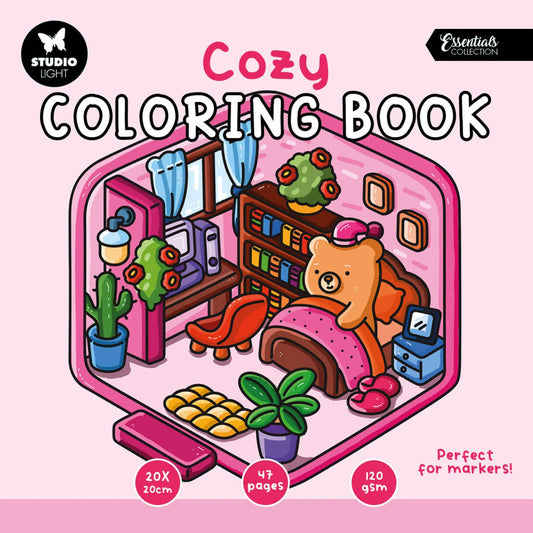 Studio Light Boeken Kleurboek Cozy Coloring Book Cozy Bedtime