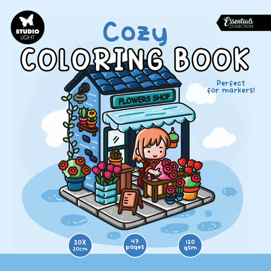 Studio Light Boeken Kleurboek Cozy Coloring Book Cozy Flowers Shop