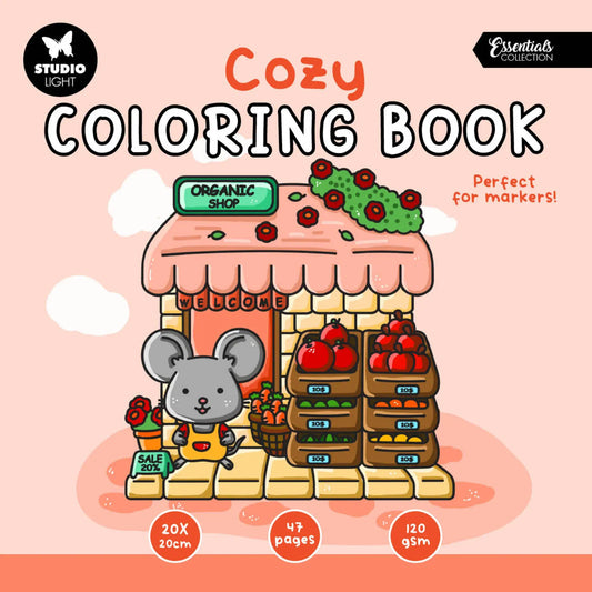 Studio Light Boeken Kleurboek Cozy Coloring Book Cozy Organic Shop