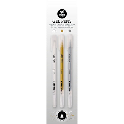 Studio Light - Gel Pens (White/Gold/Silver)