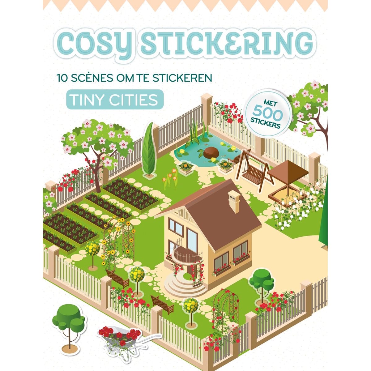 Su Kids & Digits Boeken Cosy stickering: Tiny cities