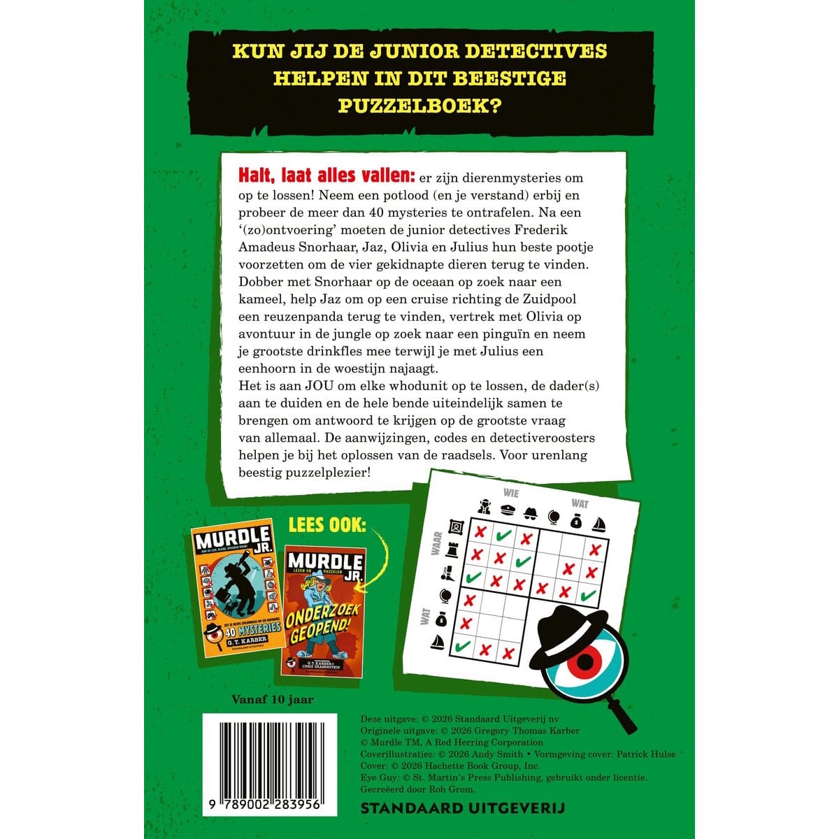 Su Kids & Digits Boeken Murdle Jr Puzzelboek 3 – Volg de sporen en vind de daders