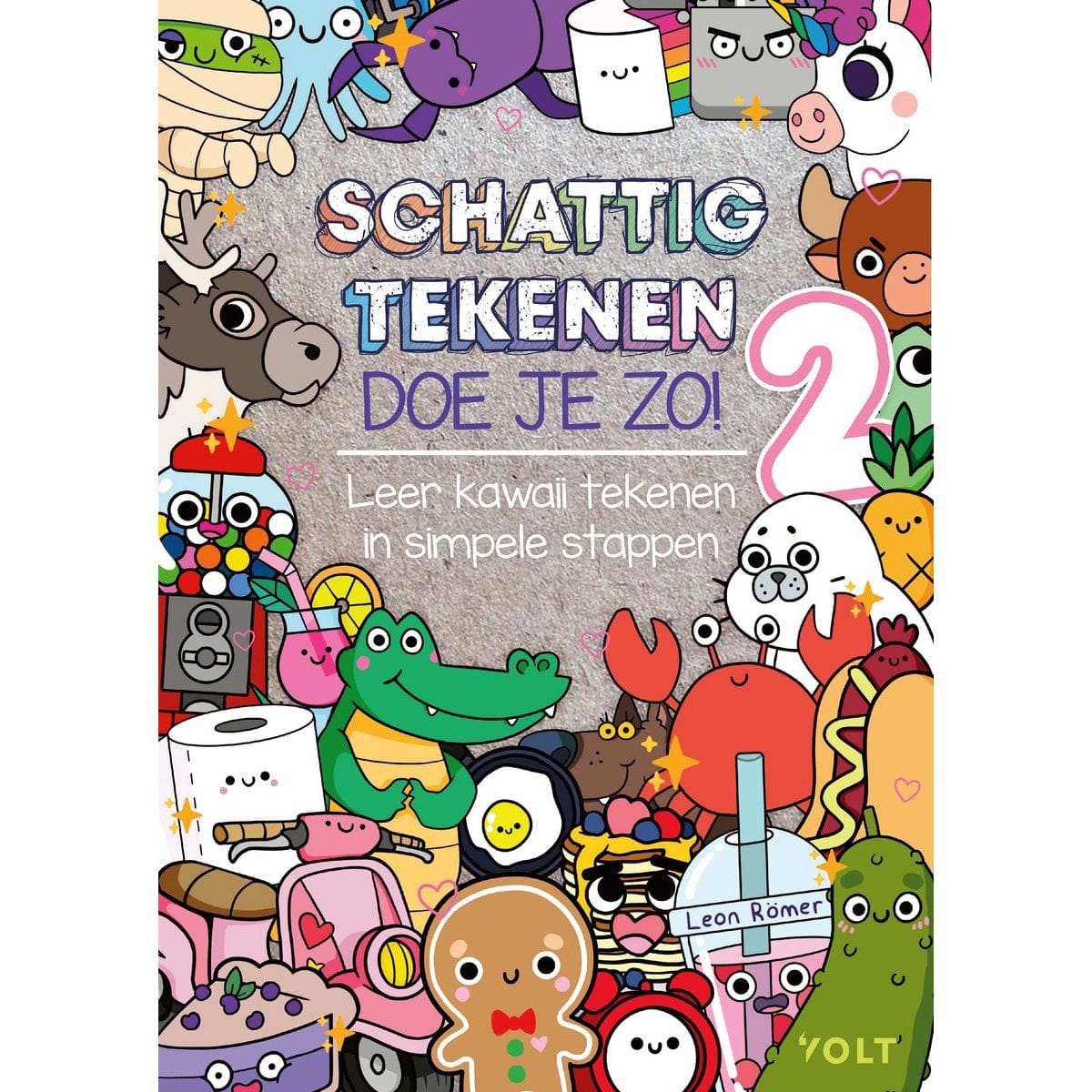 Volt Boeken Schattig tekenen 2 - Schattig tekenen doe je zo! deel 2