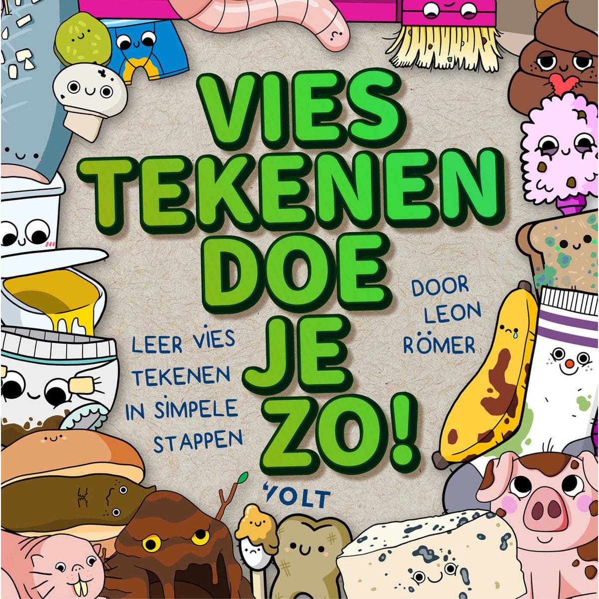 Volt Boeken Schattig tekenen 3 - Vies tekenen doe je zo!