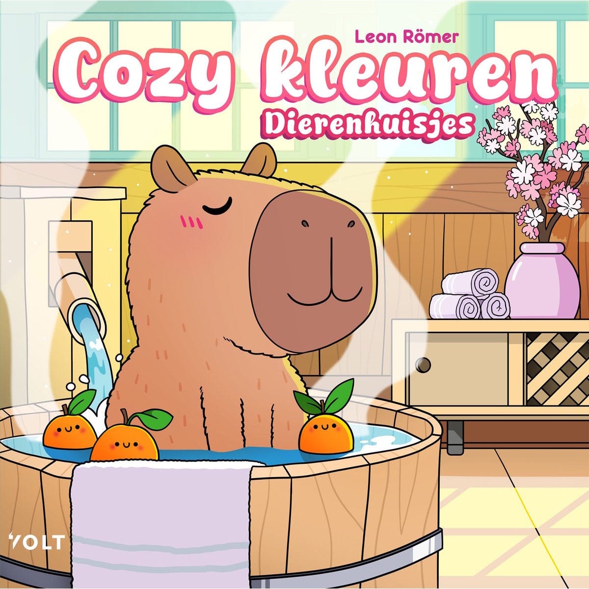 Volt Boeken Schattig tekenen 7 - Cozy kleuren: Dierenhuisjes (pre-order)