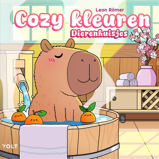 Volt Boeken Schattig tekenen 7 - Cozy kleuren: Dierenhuisjes (pre-order)